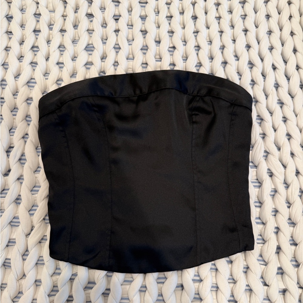Wild Fable Black Smocked Top